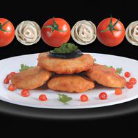 Baked chicken patty