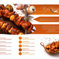 Bbq chicken on a stick