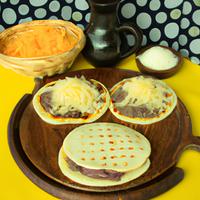 Beef and cheese pupusa