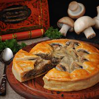 Beef and mushroom pie