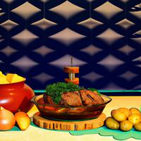 Beef with potatoes