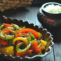 Bell pepper stir-fry