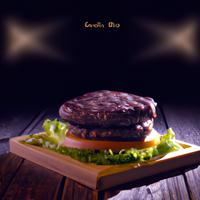 Black angus patty