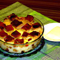 Bread butter pudding