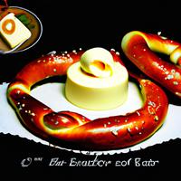 Bretzel with butter