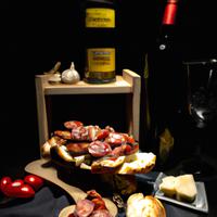 Bruschetta with chorizo