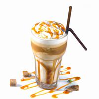 Cafe caramel frappe