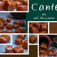 Caramel chocolate pieces