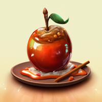 Caramelized apple