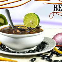 Caribbean black bean soup