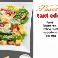 Ceaser salad pizza