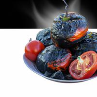 Charcoaled tomatoes