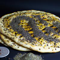 Charred zaatar flatbread