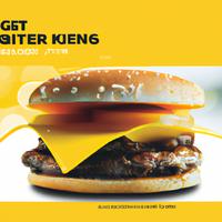 Cheese burger from burger king