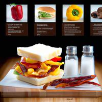 Chick fa la maple bacon pepper sandwich