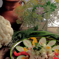 Chicken and culiflower salad