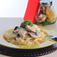 Chicken and mushroom pasta