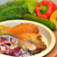 Chicken drumstick no bread