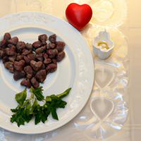 Chicken gizzard and hearts
