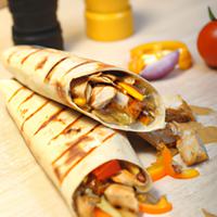 Chicken jerk wrap
