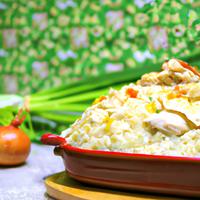 Chicken rice casserole