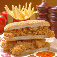 Chicken sandwich kfc