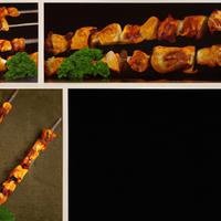 Chicken skewer barbecued
