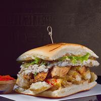 Chicken thigh sandwich