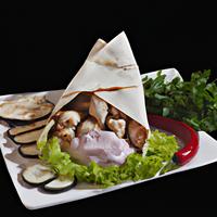 Chicken thigh shawarma