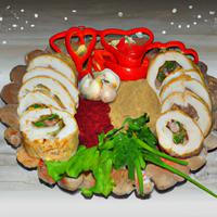 Chicken wrapped