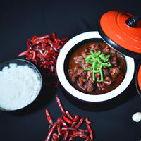 Chilli beef with beans