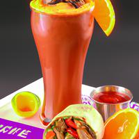 Chipotle steak wrap booster juice