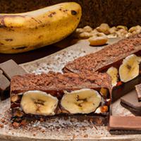 Chocolate banana torrone