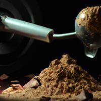 Chocolate protein scoop