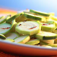 Chopped zucchini