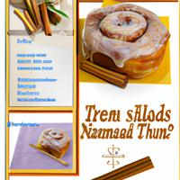 Cinnamon roll donut