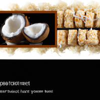 Coconut macaroon bar