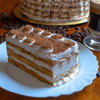 Coffee tres leches cake