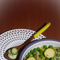 Courgettes et petits pois