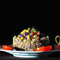 Cowboy caviar couscous salad