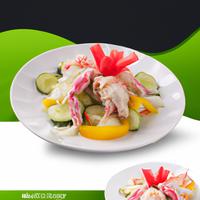 Crab cucumber salad