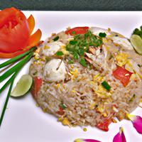 Crab meat fried rice