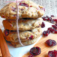 Cranberry oatmeal cookies