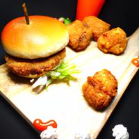 Crispy chicken burger small