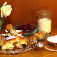 Croissant pudding