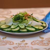 Cucumber and rafeel  salad