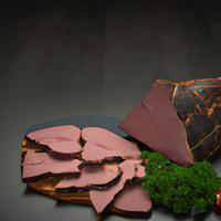 Cut pastrami from the deli
