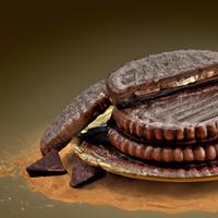 Dark chocolate digestive biscuit