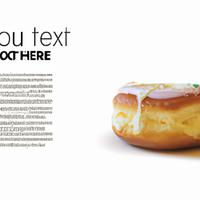 Donut with cream inside