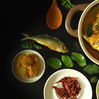 Dried fish curry